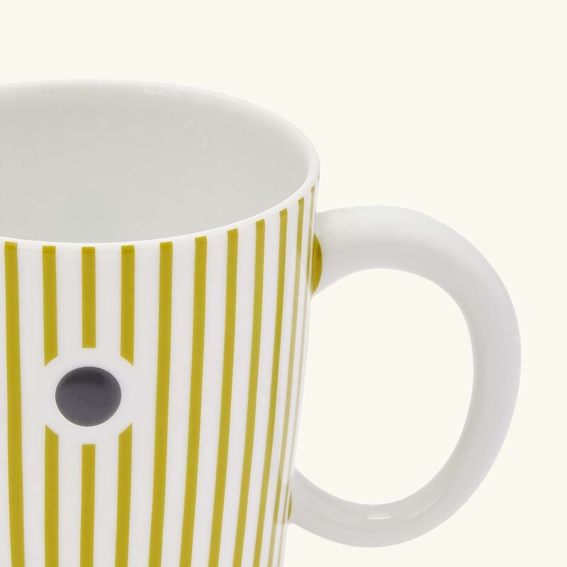 Delphos Paros Mug Absinthe Green bernardaud delphos paros mug absinthe green
