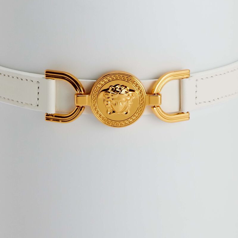 Medusa 95 Vase Round Small White versace medusa 95 vase round small white