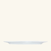 Ecume Serving Platter Oval White 23cm bernardaud ecume serving platter oval white 23cm