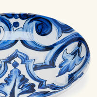 dolce gabbana casa blu mediterraneo soup plate round 20cm set of 2