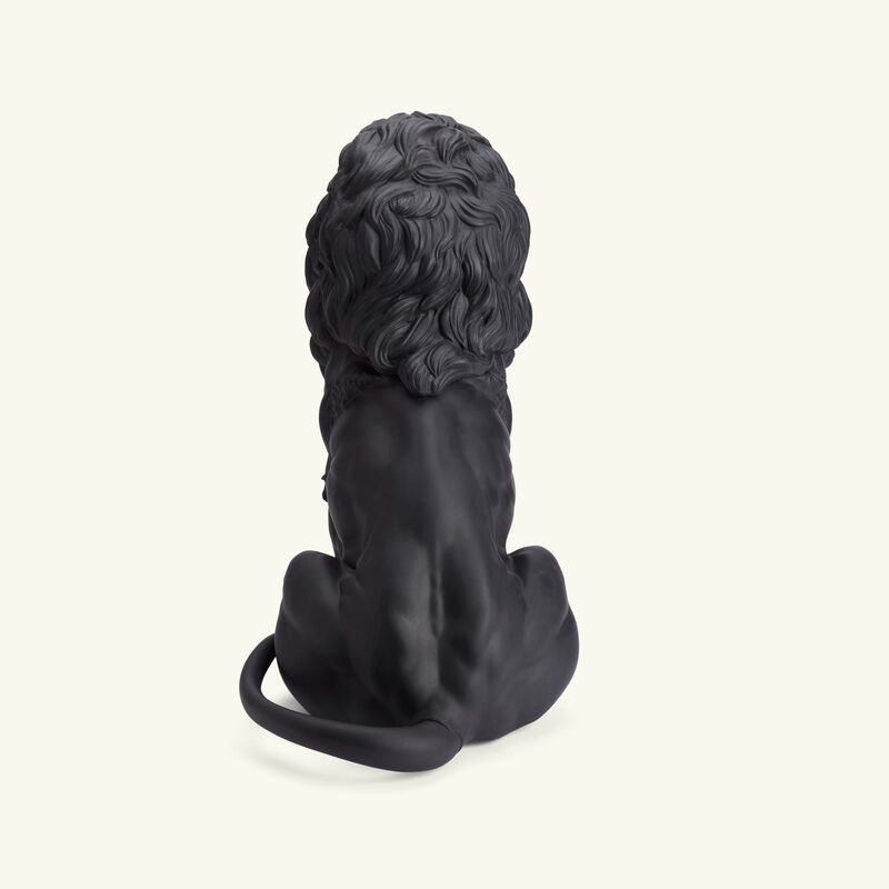 Majestic Lion Sculpture Large Black lladro majestic lion sculpture large black