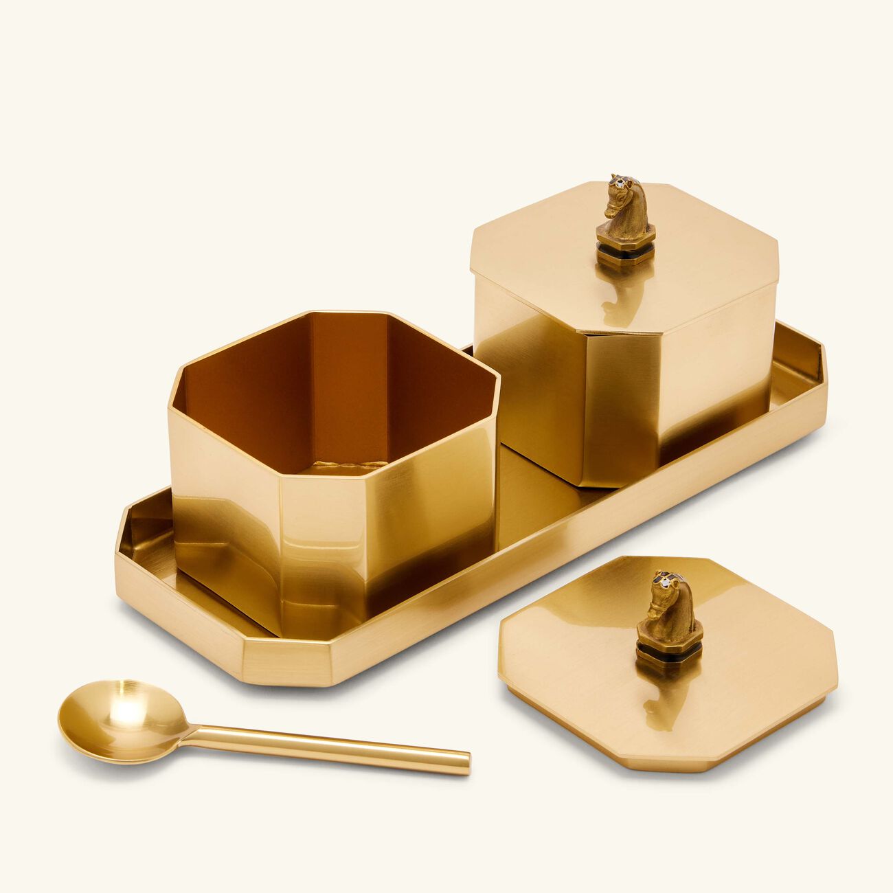 ira udaipur ashwa mukhwas box gold set of 2