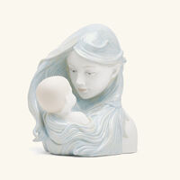 lladro sweet caress mother sculpture medium grey