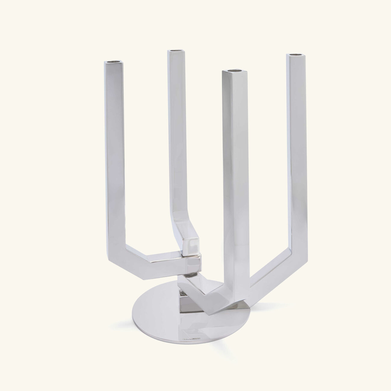 christofle arborescence candelabra stainless steel