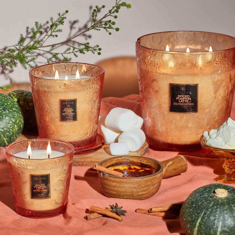 voluspa spiced pumpkin candle