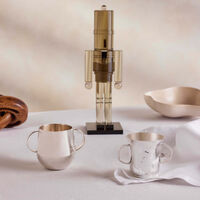 christofle savane baby cup silver