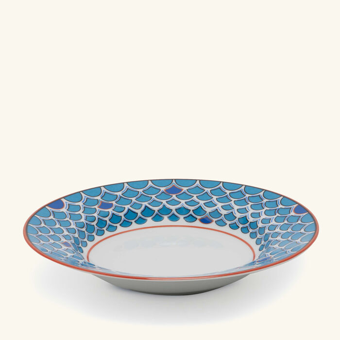 pinto paris lagon soup plate blue 22cm