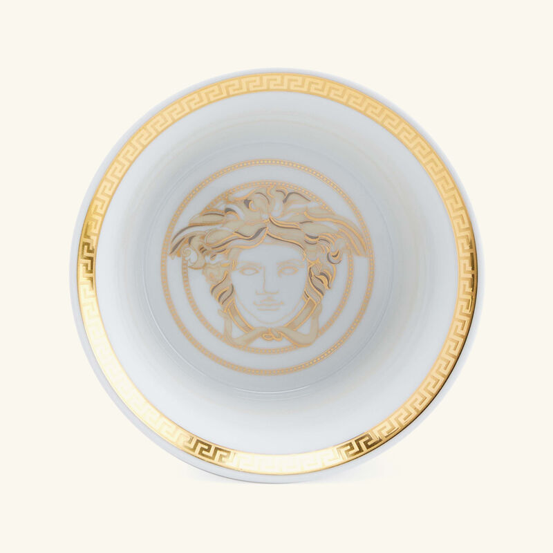 versace medusa gala dessert bowl white 11cm