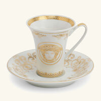 versace medusa gala coffee cup saucer white set of 6