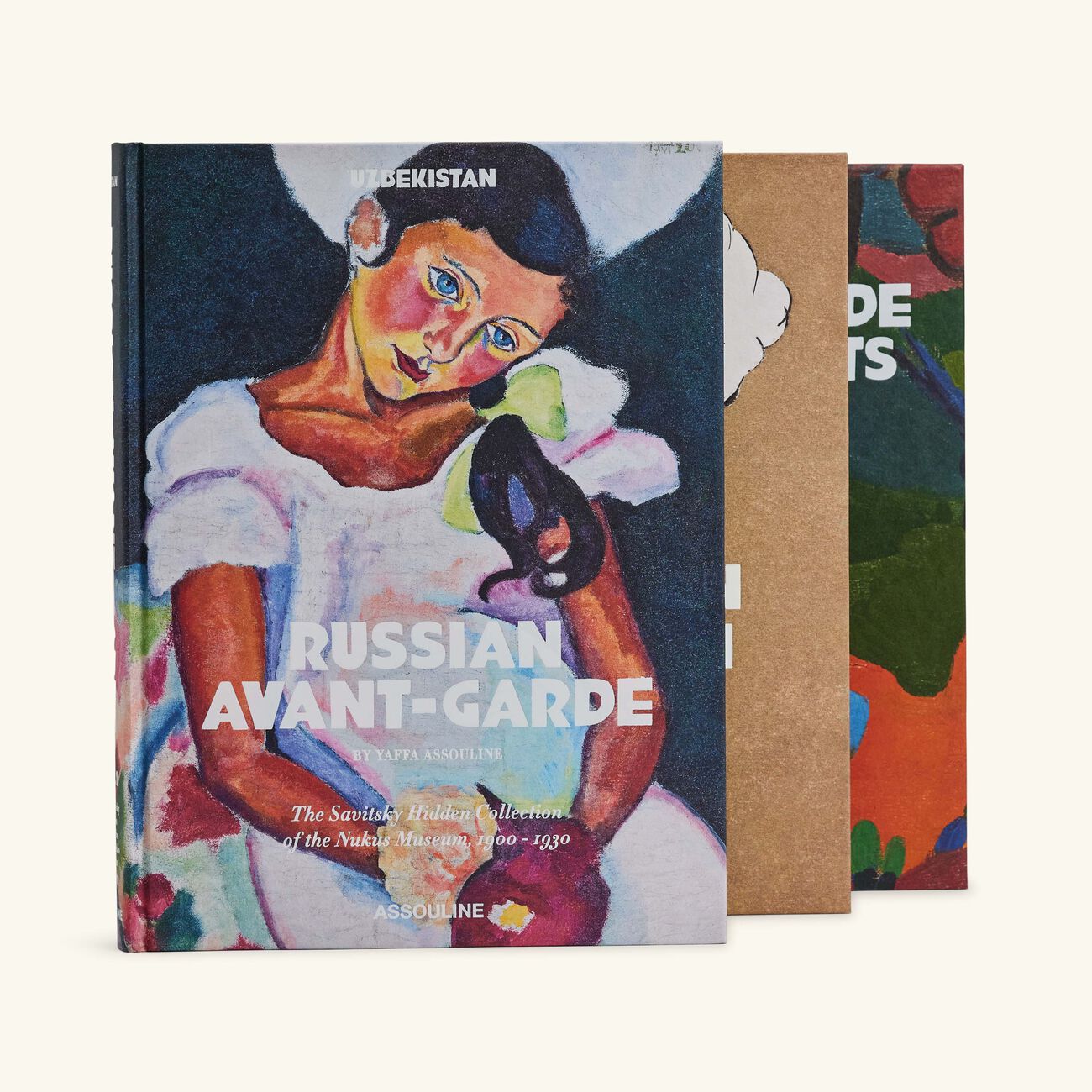 assouline uzbekistan 3 book slipcase