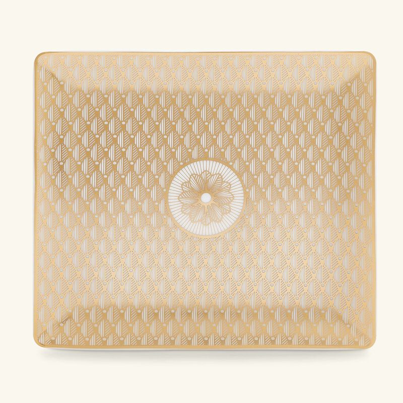 Malmaison Imp�riale Tray Rectangular Gold 17x15cm christofle malmaison imp riale tray rectangular gold 17x15cm
