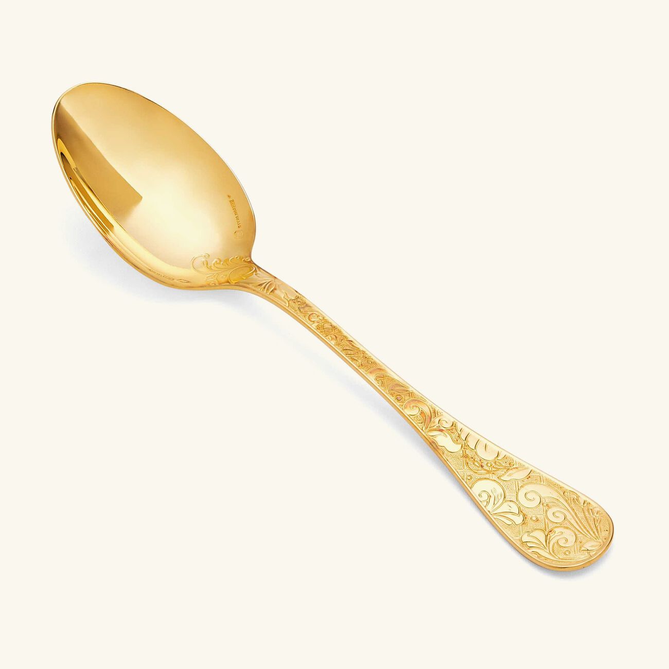 christofle jardin d eden table spoon gold