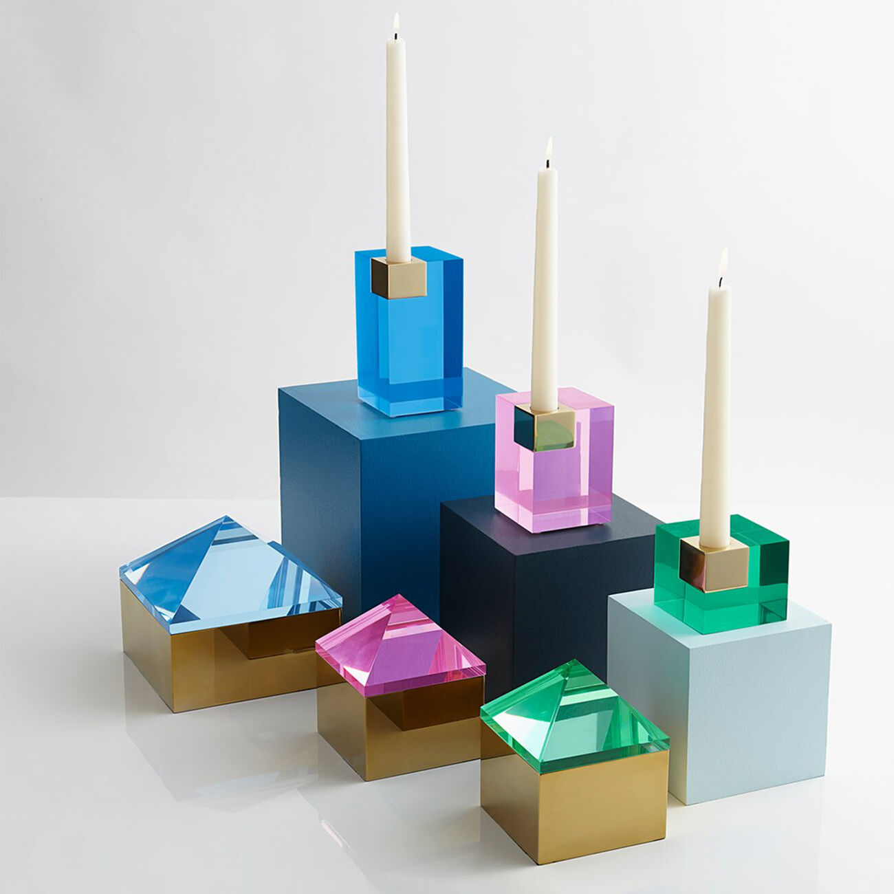jonathan adler monte carlo candle holder green