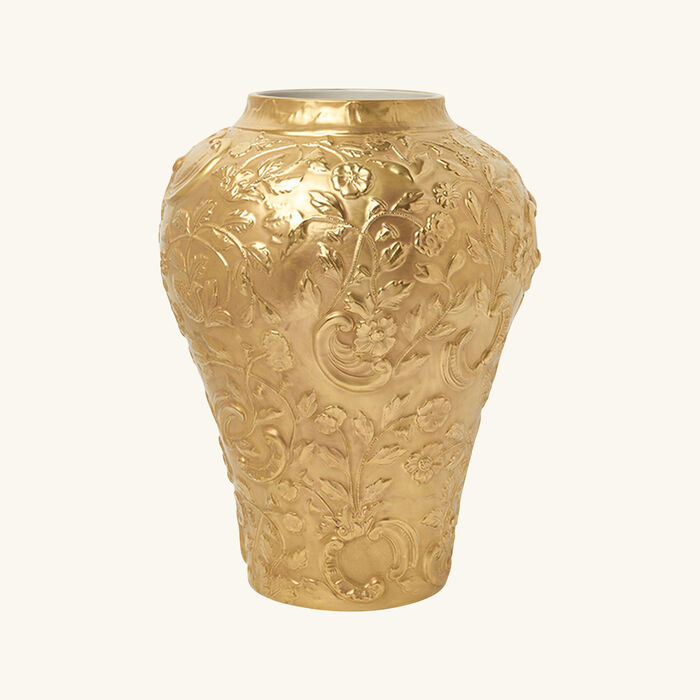 villari taormina vase medium gold