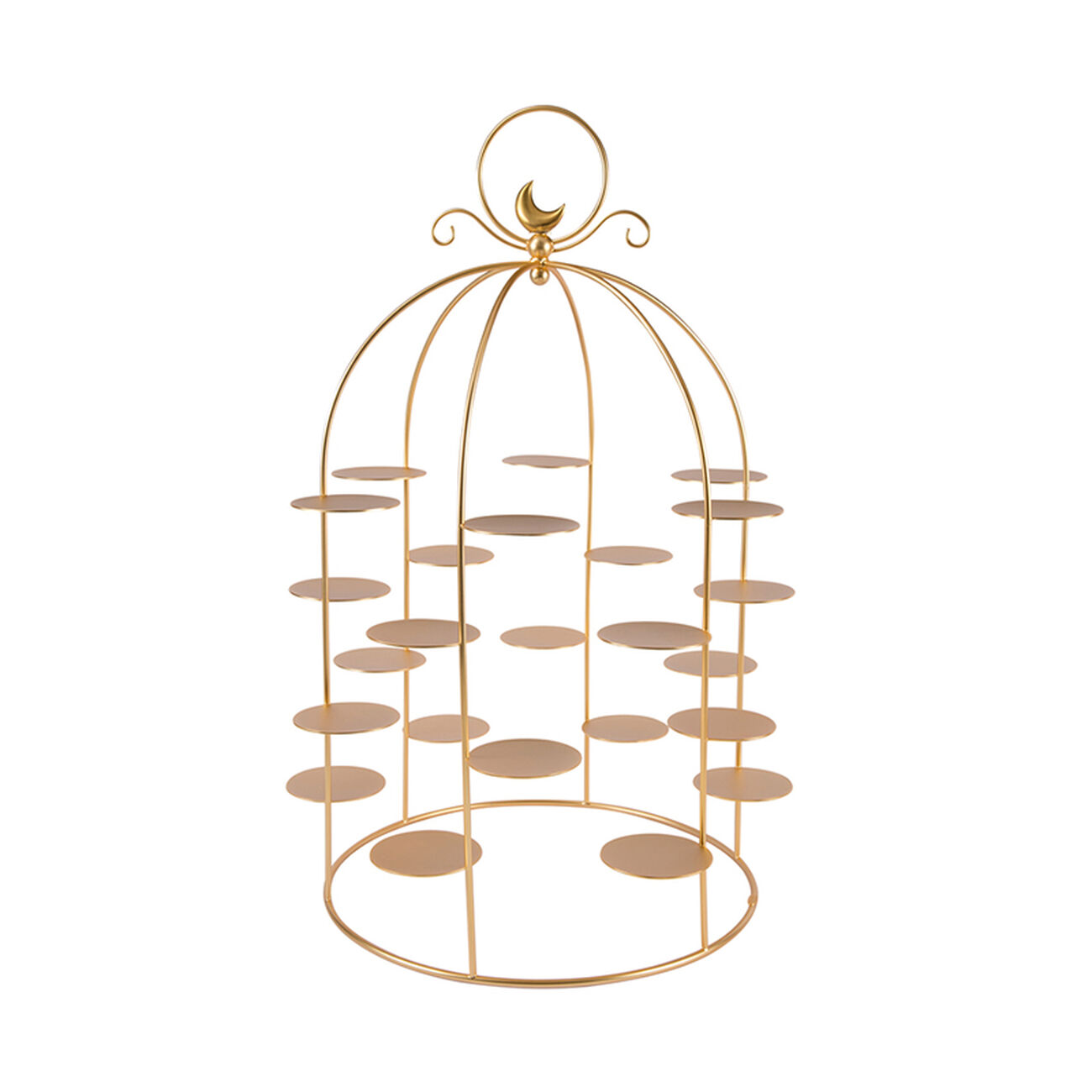 villari extravaganza pastry stand gold