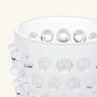 Iconic Mossi Vase Medium Clear lalique iconic mossi vase medium clear
