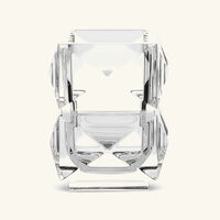 baccarat louxor vase round large clear