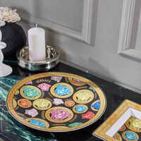 versace medusa amplified charger plate round 33cm