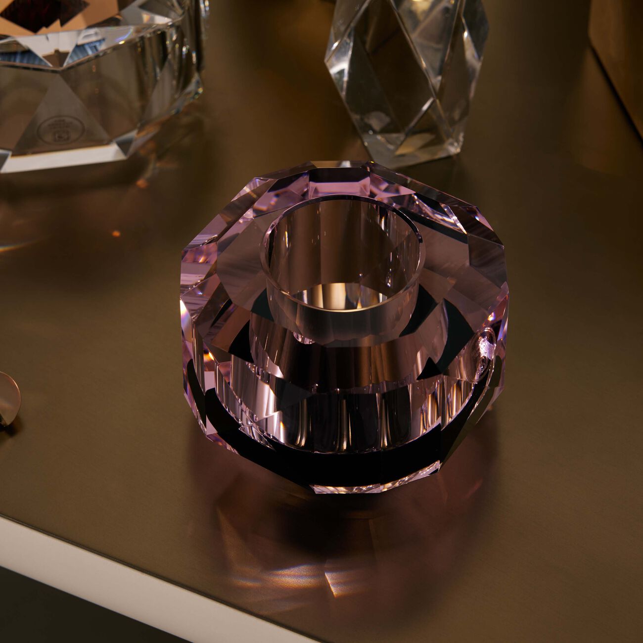 reflections copenhagen radiant texas supreme rose candle holder