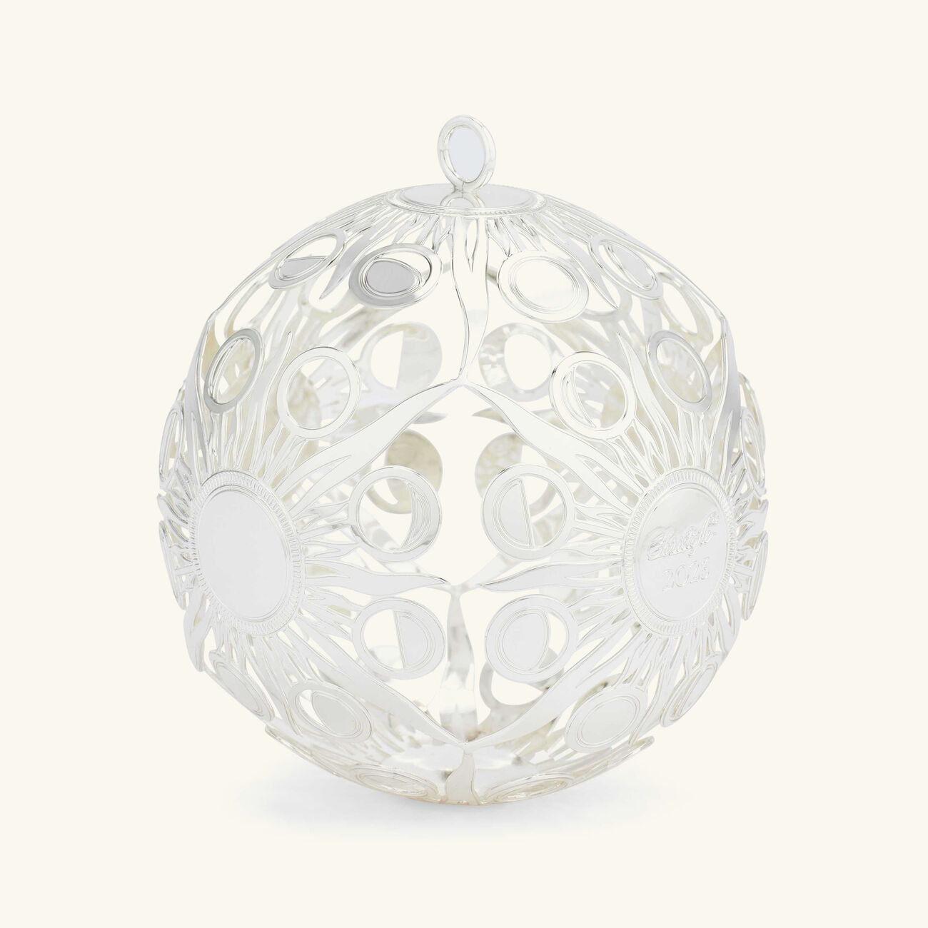 christofle r ve cosmique christmas ornament mini silver plated