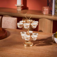 villari taormina arabic coffee cup holder white