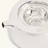 كريستوفل إبريق الشاي سيلفر تايم باللون الفضي