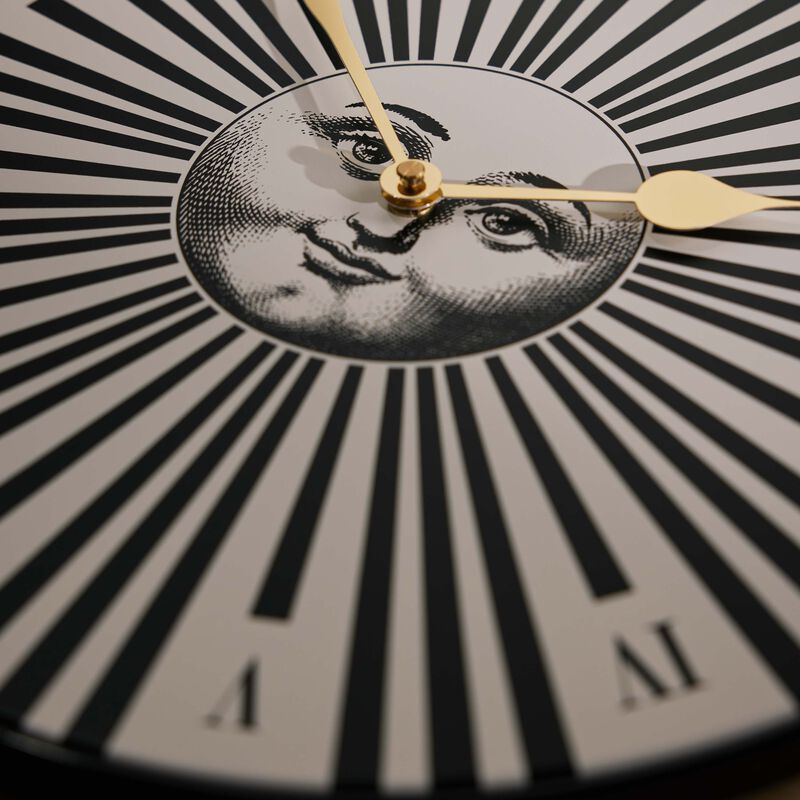 fornasetti sole raggiante wall clock grey