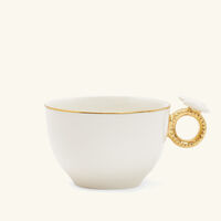villari butterfly tea cup saucer white