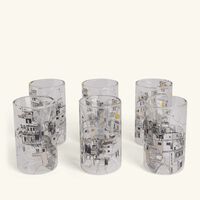 Naseem Drinking Glass Set Of 6 silsal naseem drinking glass set of 6