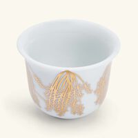 Tamrah by Razan Alazzouni Branch Arabic Coffee Cup Gold Set of 2 silsal tamrah by razan alazzouni branch arabic coffee cup gold set of 2
