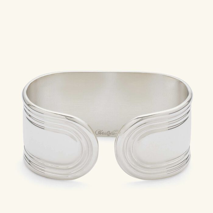 christofle open marie rose napkin ring silver plated