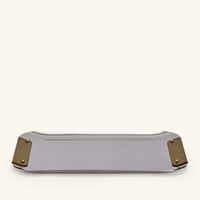 christofle club serving tray rectangular medium stainless steel 32cm