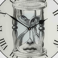 fornasetti viso wall clock