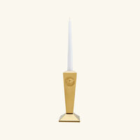 versace medusa candle holder gold
