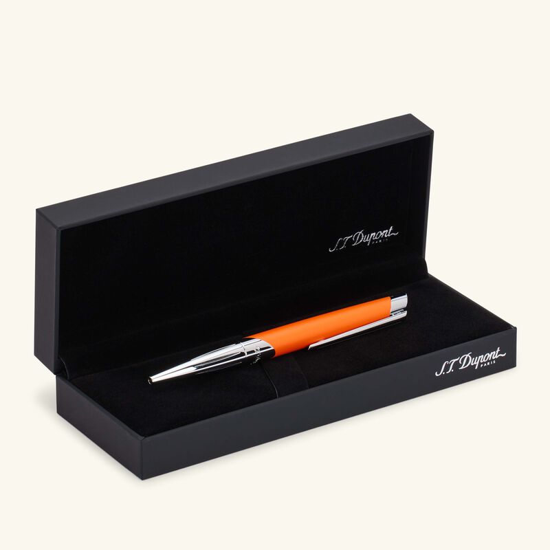 Defi Millennium Ballpoint Pen Orange st dupont defi millennium ballpoint pen orange