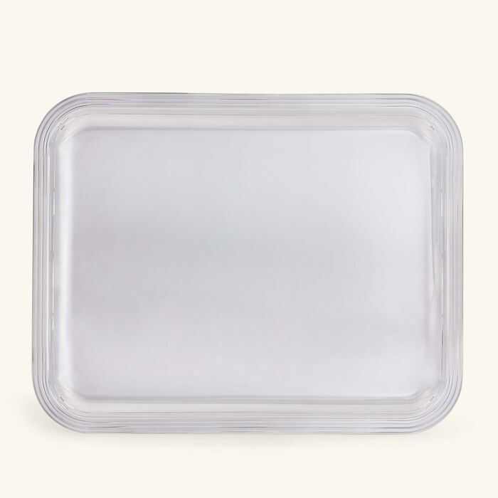 christofle albi serving tray rectangular medium silver