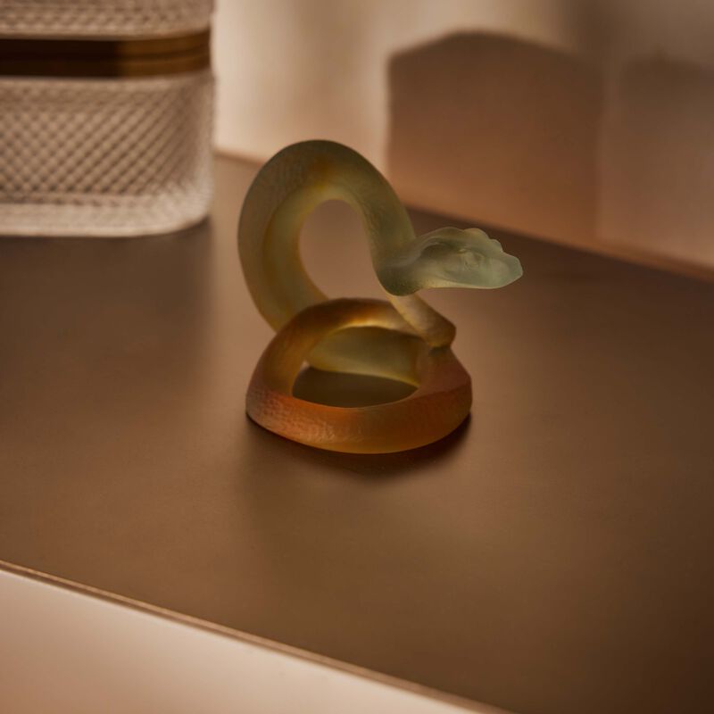 Serpent Horoscope Snake Figurine Red daum serpent horoscope snake figurine red