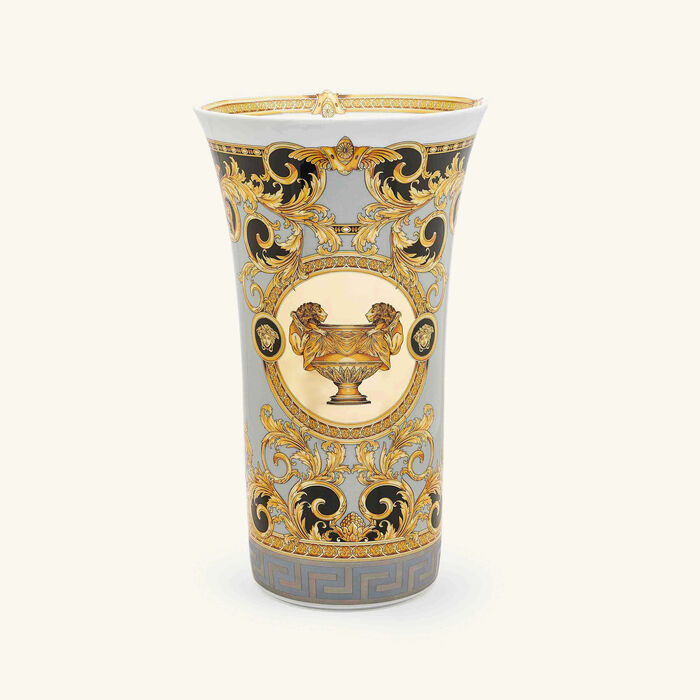 versace prestige gala vase medium grey