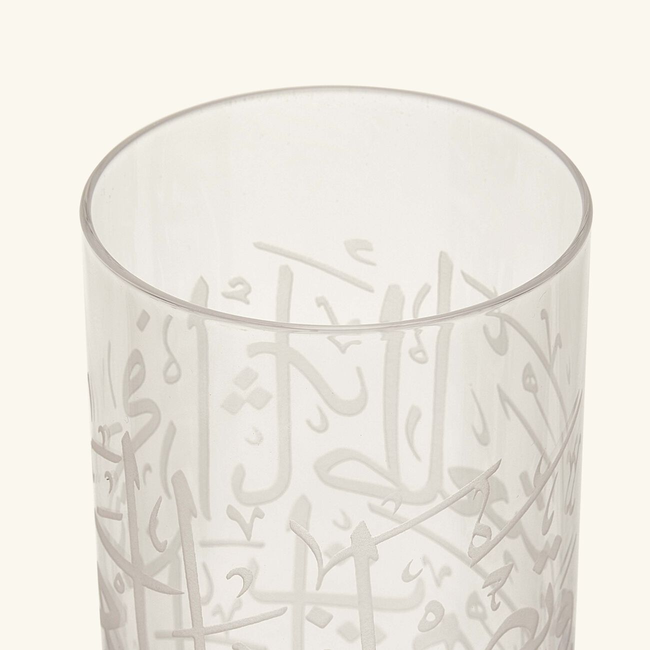 dimlaj thuluth tall tumbler clear set of 6