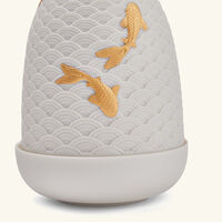 lladro koi lamp