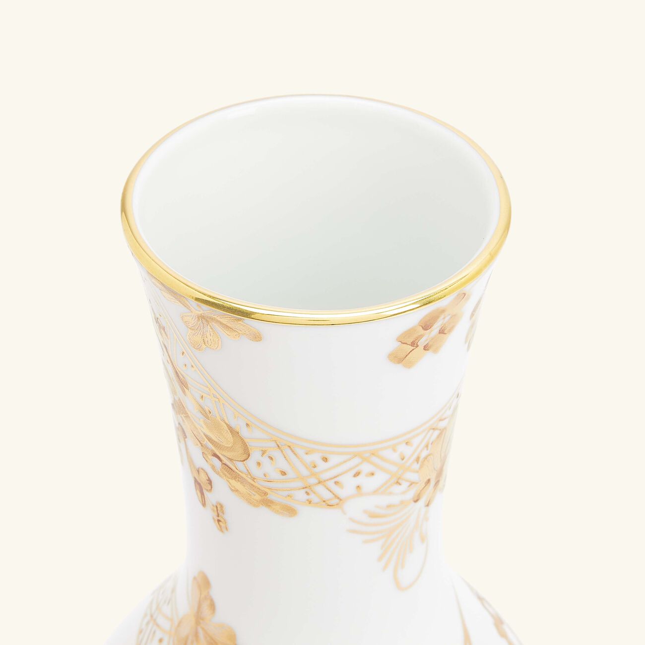 ginori 1735 oriente italiano tulip vase small gold