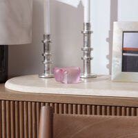 Niu Wang Wang OX Sculpture Small Pink lalique niu wang wang ox sculpture small pink