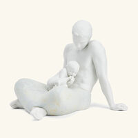 lladro the father sculpture small white