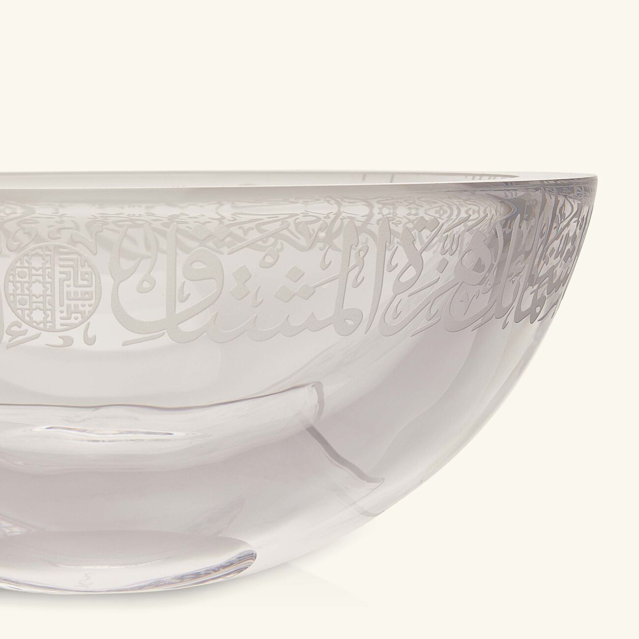 Thuluth Serving Bowl Clear 27cm dimlaj thuluth serving bowl clear 27cm