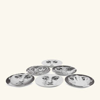 fornasetti tema e variazioni 2005 tea cup grey set of 6