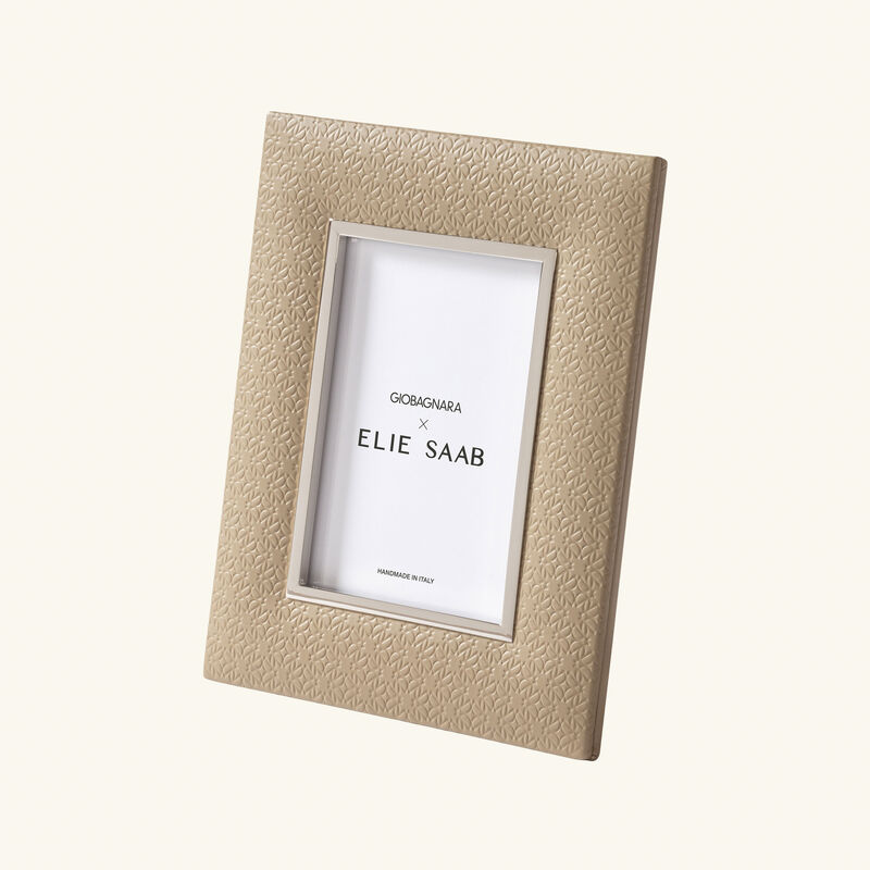 Elie Saab Monogram Frame Mouton Beige 24x19cm giobagnara elie saab monogram frame mouton beige 24x19cm