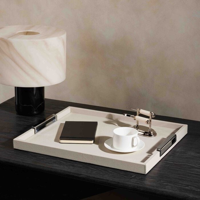 giobagnara victor tray rectangular large white