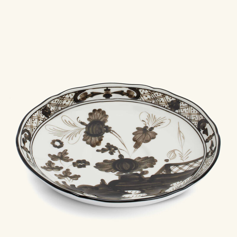 Antico Doccia Coffee Saucer Black ginori 1735 antico doccia coffee saucer black