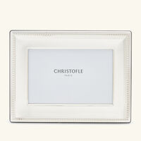 christofle perles picture frame 13x9cm silver plated