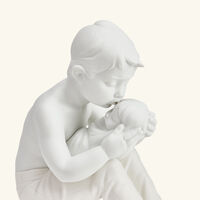 lladro welcome home children sculpture small white